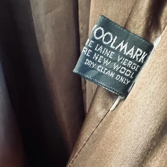 Rare Vintage Guy Laroche 100% Wool Camel Long Coat Early 90s - Picture 4 of 5